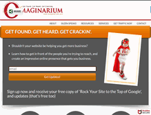 Tablet Screenshot of omaginarium.com